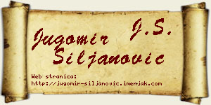 Jugomir Siljanović vizit kartica